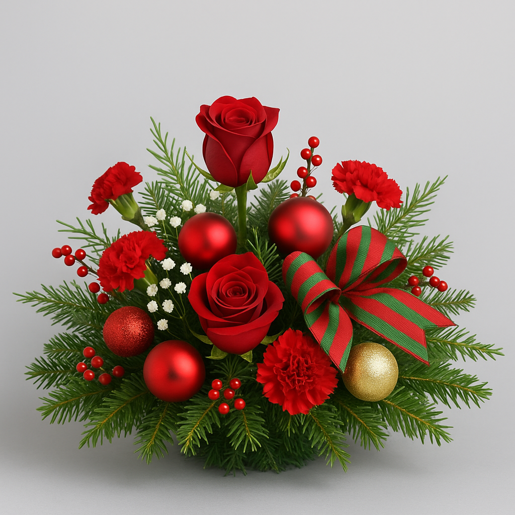 Classic Noël Christmas Centerpiece