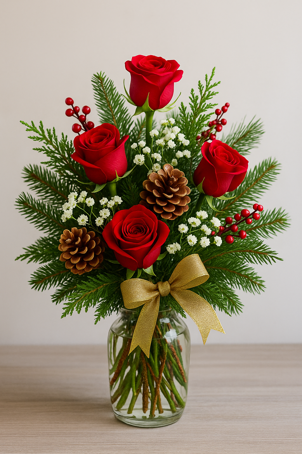 Merry & Bright Christmas Arrangement